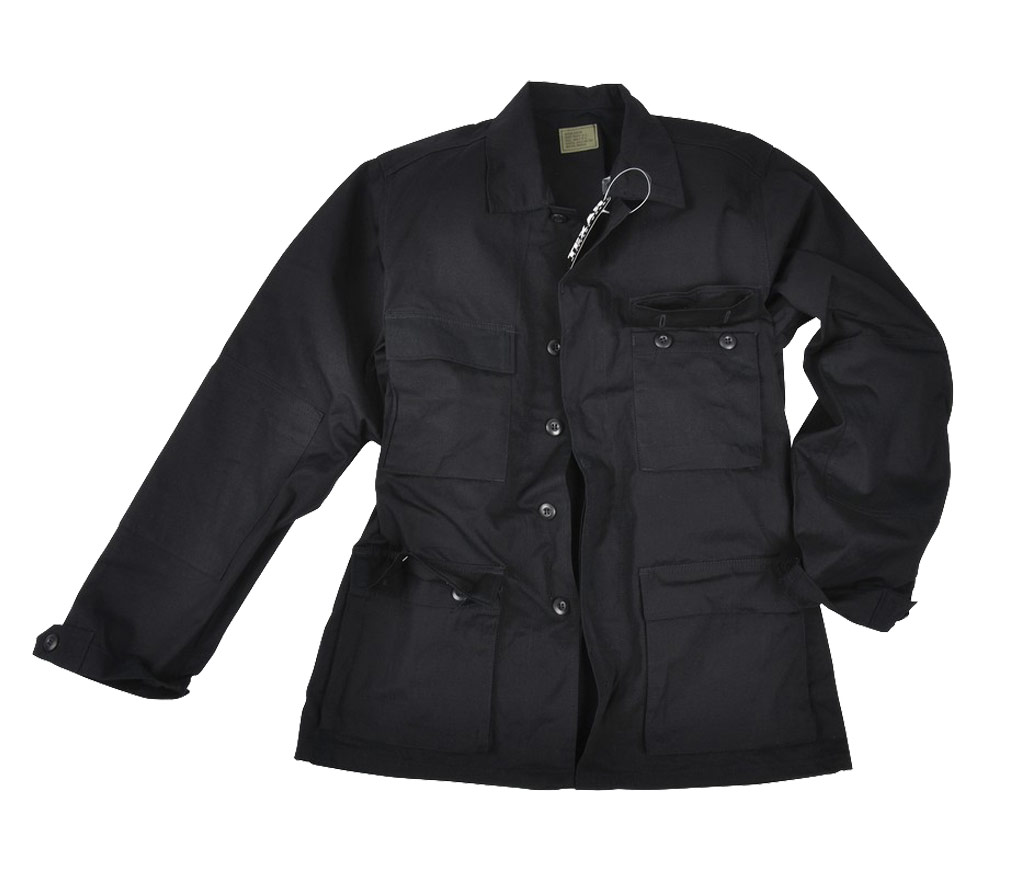 BDU shirt black ripstop