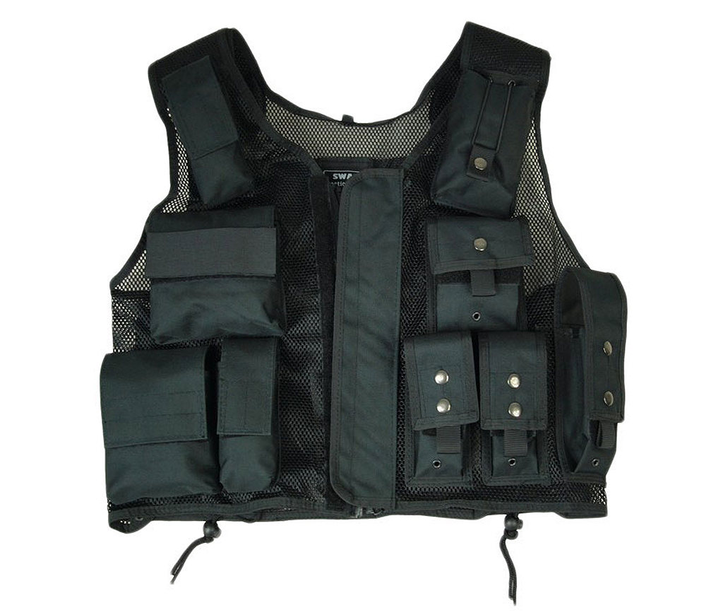 Tactical vest SWAT black 