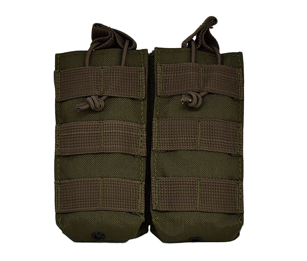 Mag pouch double olive