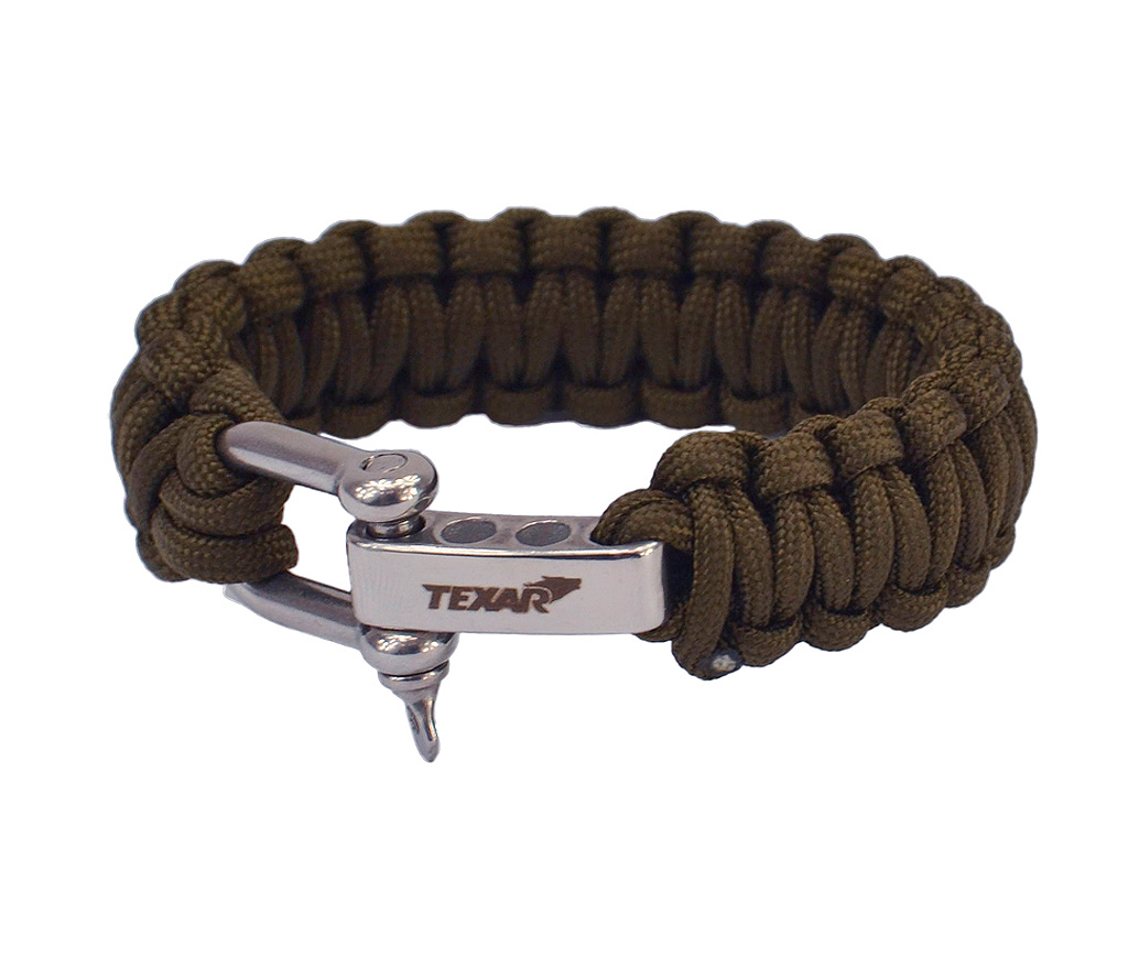 Paracord bracelet olive