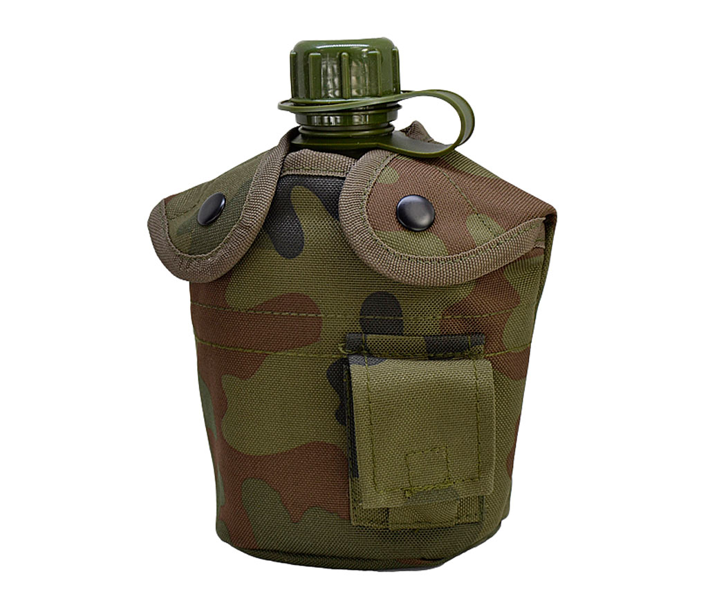 Canteen US with cover pl camo