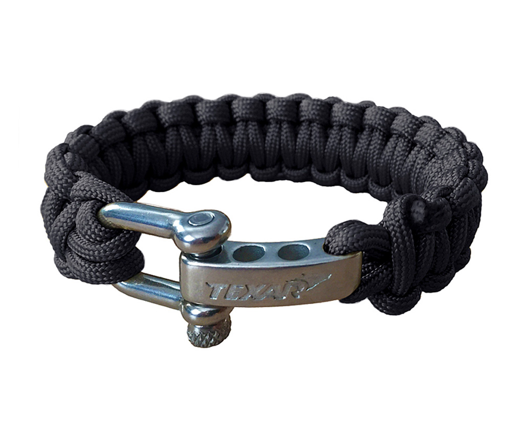 Paracord bracelet black