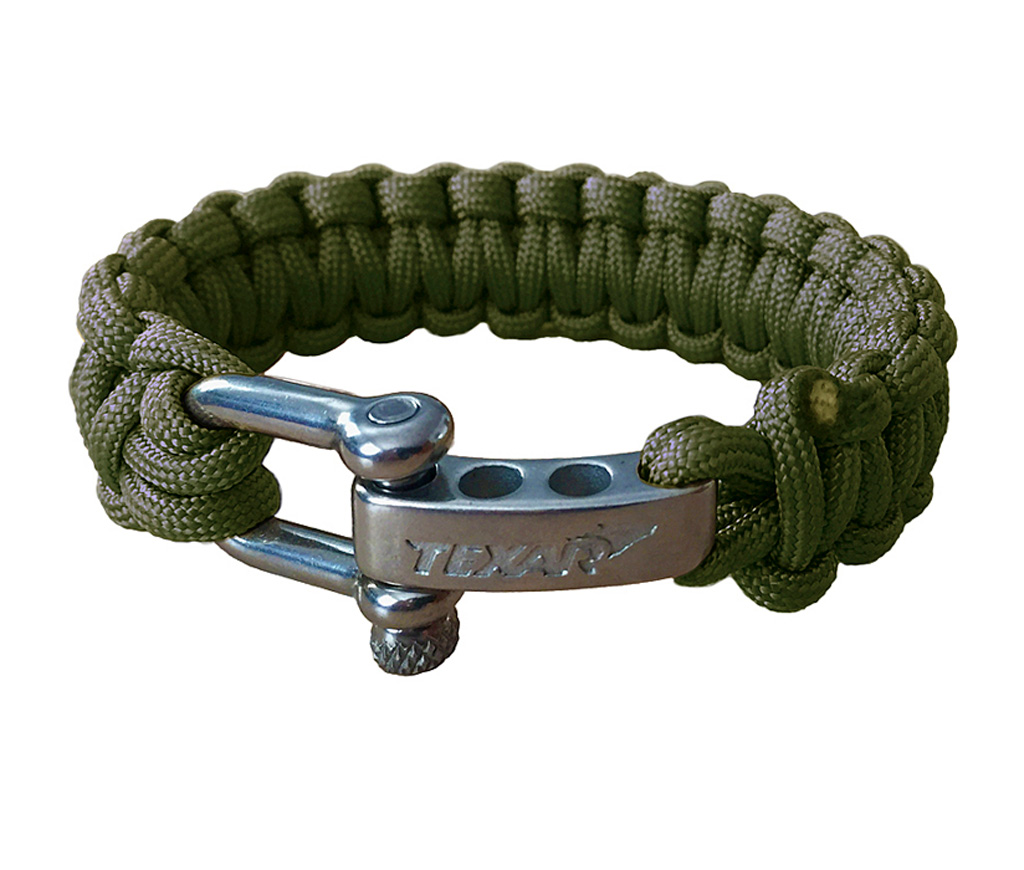 Paracord bracelet olive